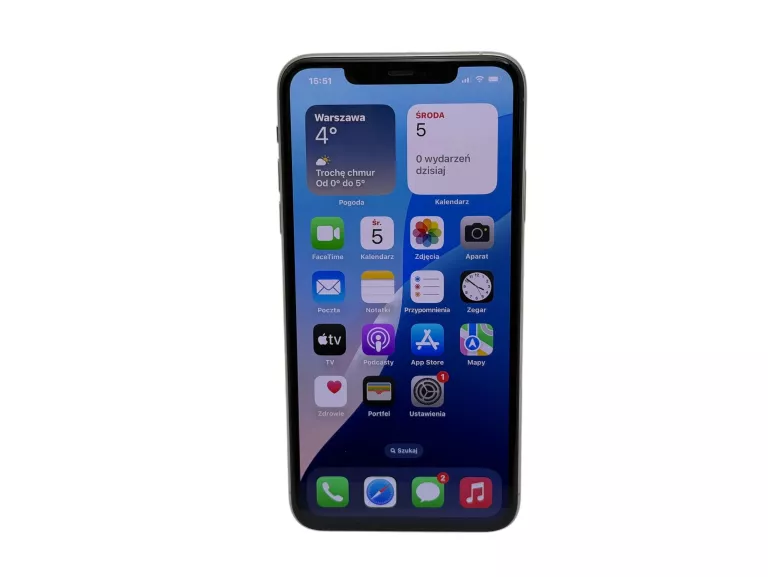 SMARTFON APPLE IPHONE 11 PRO MAX 64GB 6.5" KON BAT. 85% BIAŁY