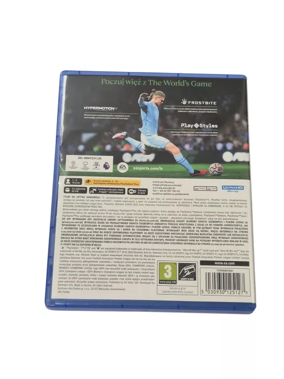 GRA PS5 FC24 STAN PŁYTY 10/10 LUSTRO