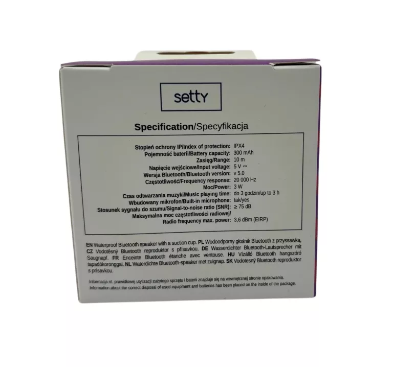 SETTY GŁOŚNIK GB-602 JESIEŃ