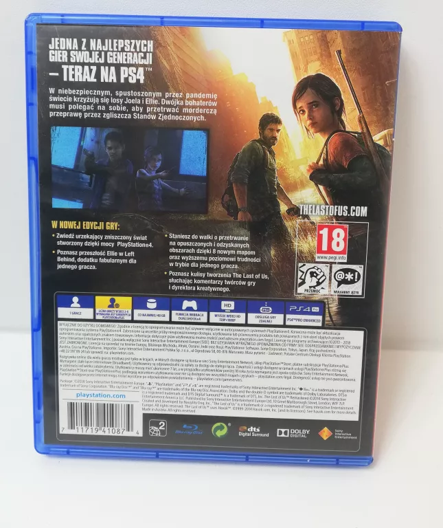 GRA NA PS4 THE LAST OF US REMASTERED