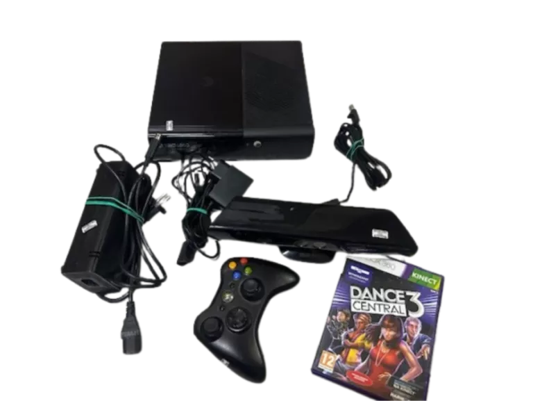 KONSOLA XBOX 360E 500G+PAD+KINECT