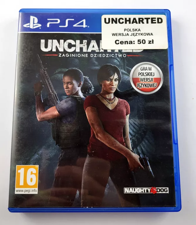 PS4 UNCHARTED ZAGINIONE DZIEDZICTWO