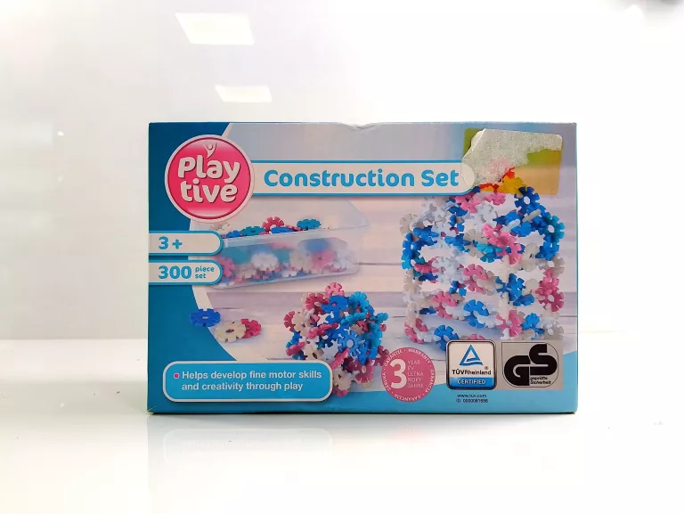 KLOCKI KONSTRUKCYJNE, 300 SZTUK PLAYTIVE 3+