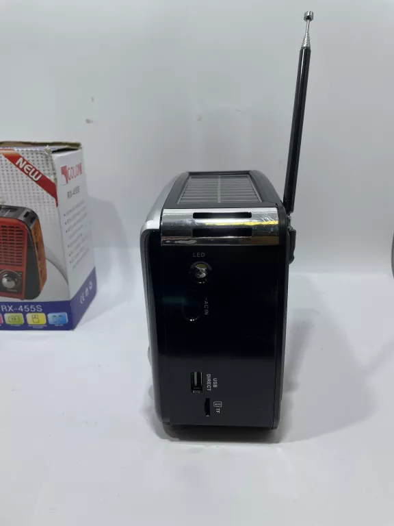 RADIO RETRO SOLAR AKUMULATOR USB PRZENOŚNY GŁOŚNIK