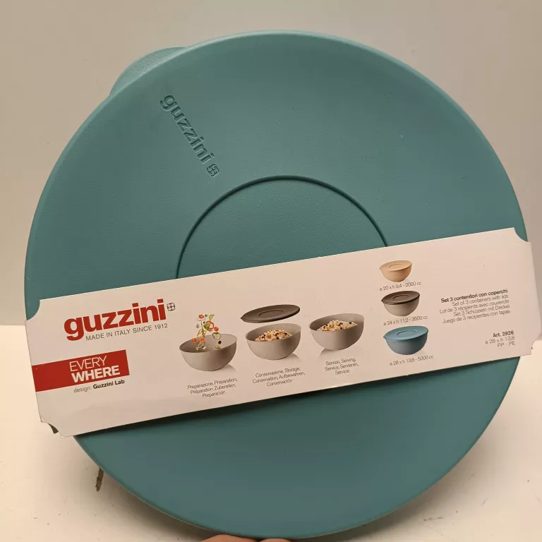 GUZZINI ACTIVE DESIGN POJEMNIKI KUCHENNE 3 SZT.