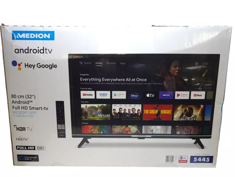 TELEWIZOR MEDION MD30100 KARTON, ZAS, PILOT