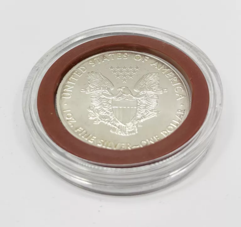 MONETA 1 DOLAR AMERYKAŃSKI ORZEŁ EAGLE 1 UNCJA SREBRA 2011 ROK 1 OZ AG 999