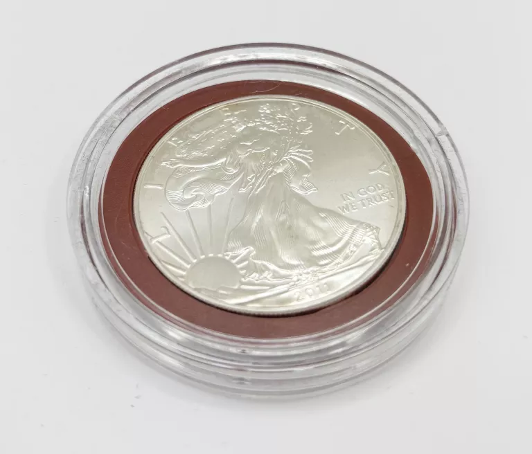 MONETA 1 DOLAR AMERYKAŃSKI ORZEŁ EAGLE 1 UNCJA SREBRA 2011 ROK 1 OZ AG 999