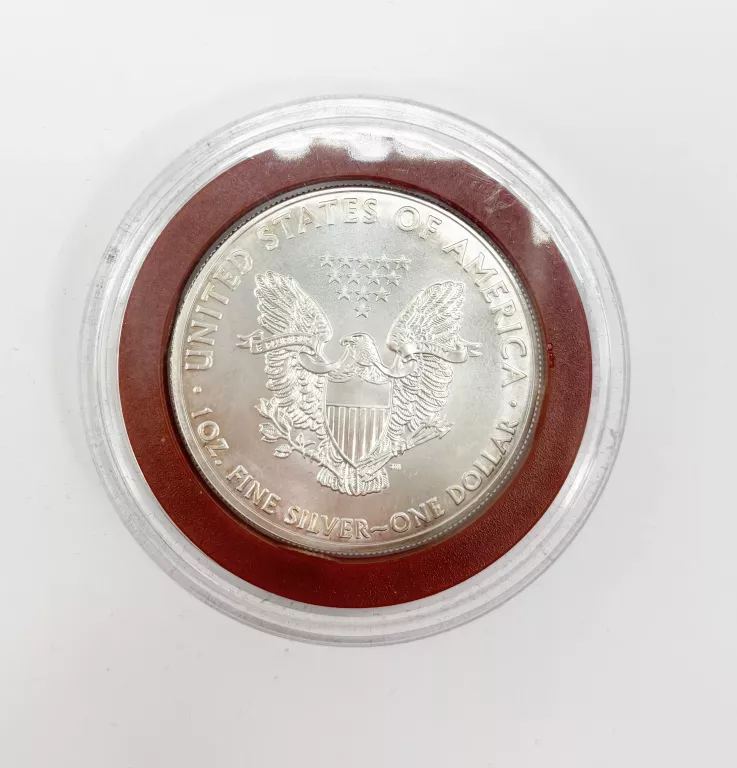 MONETA 1 DOLAR AMERYKAŃSKI ORZEŁ EAGLE 1 UNCJA SREBRA 2011 ROK 1 OZ AG 999