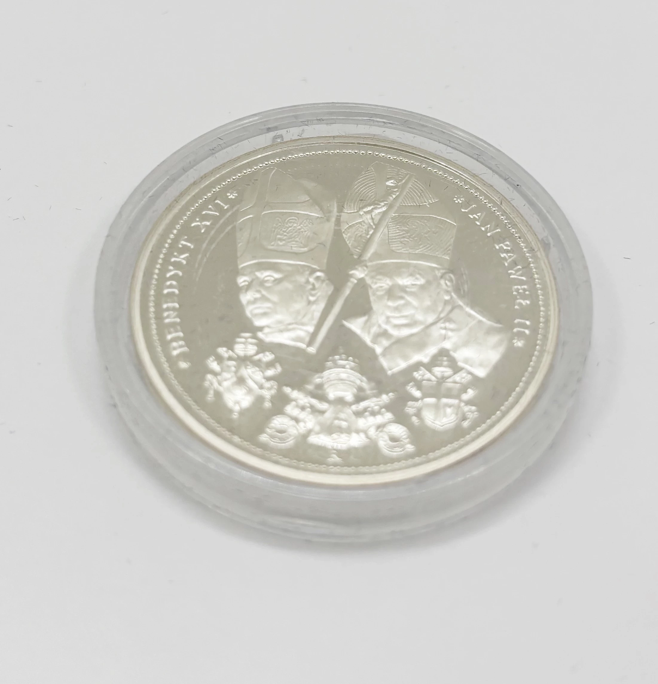 polska-srebrny-medal-ag500-jan-pawel-ii-i-benedykt-xvi-2005-stan-11323-2036072