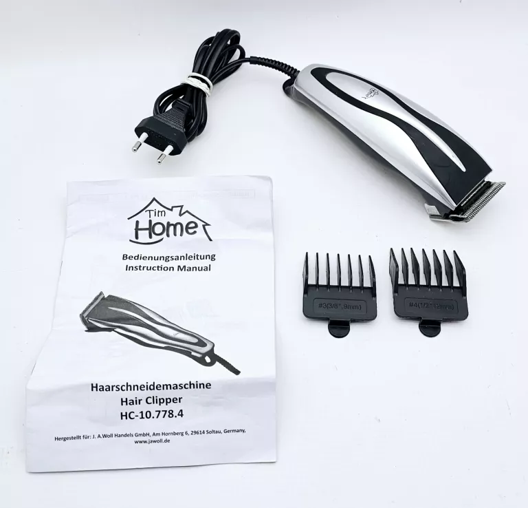 MASZYNKA DO STRYŻENIA TIM HOME JA-PO-6954 + INSTRUKCJA + NAKŁADKI