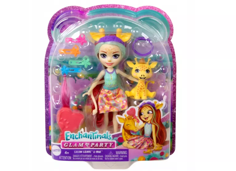 ENCHANTIMALS ŻYRAFA LALKA DELUXE HNV29 MATTEL