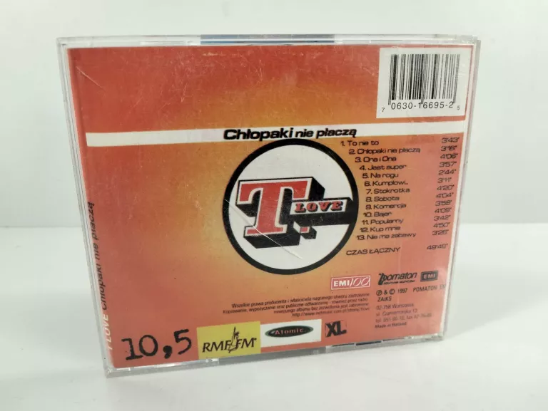PŁYTA CD T.LOVE CHŁOPAKI NIE PŁACZĄ