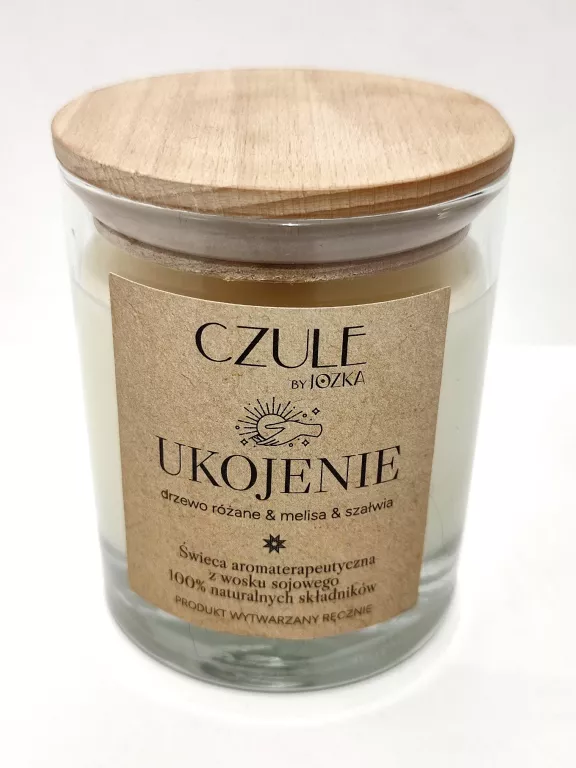 UKOJENIE 250 ML ŚWIECA AROMATERAPEUTYCZNA Z WOSKU SOJOWEGO