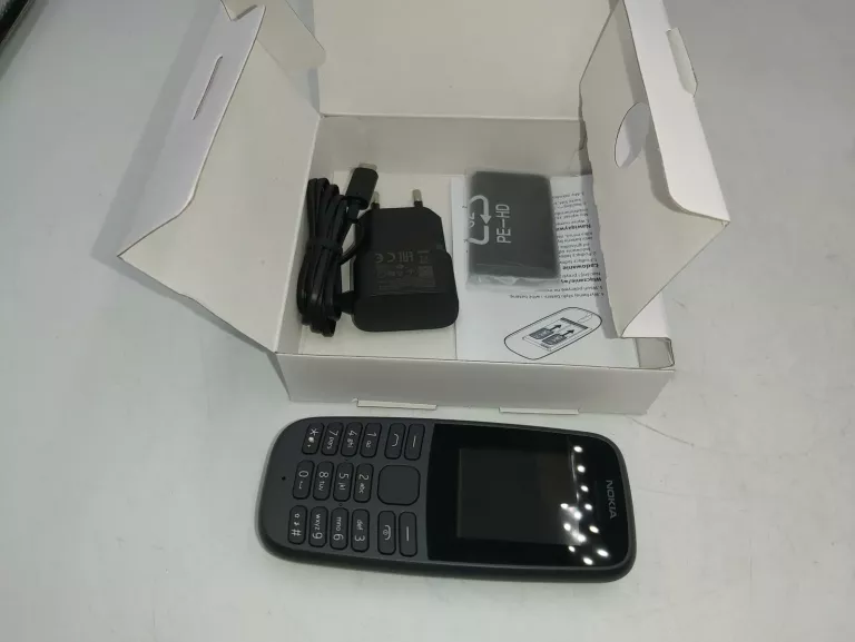 TELEFON NOKIA 105, DUAL, IDEAŁ, PUDEŁKO KOMPLET