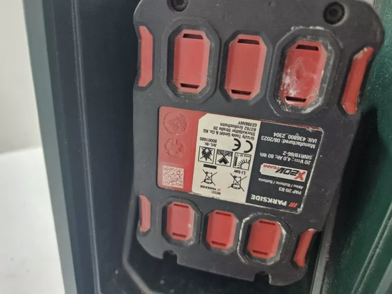 BEZPRZEWODOWE RADIO BUDOWLANE PARKSIDE PBRA 20-LI B2 20V BLUETOOTH