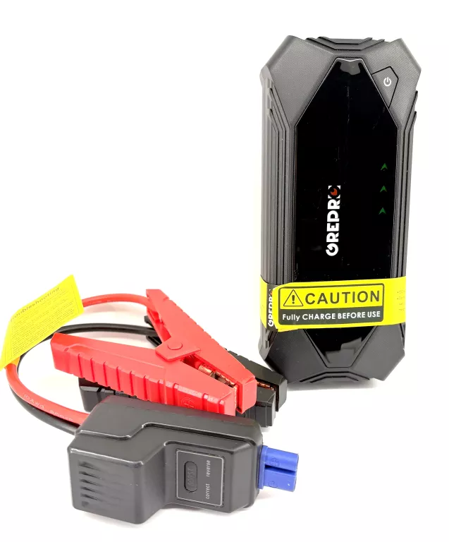 POWERBANK URZĄDZENIE ROZRUCHOWE GREDPRO GP181 KABLE 3000A USB 12V LED