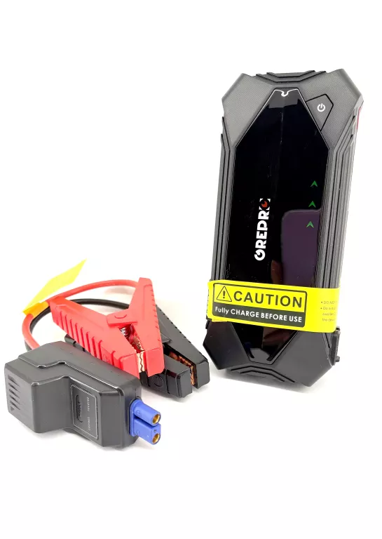 POWERBANK URZĄDZENIE ROZRUCHOWE GREDPRO GP181 KABLE 3000A USB 12V LED
