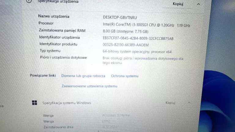 ASUS F712J I3-1005G1 8GB RAM SSD 512GB WINDOWS 11 HOME