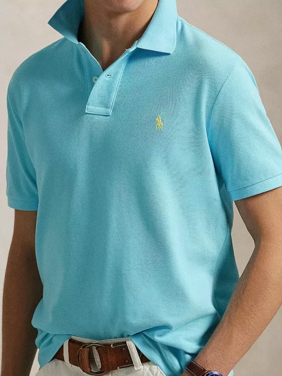 ORYGINALNA KOSZULKA MĘSKA POLO POLO RALPH LAUREN ROZM.M NIEBIESKA