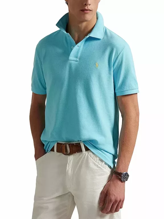 ORYGINALNA KOSZULKA MĘSKA POLO POLO RALPH LAUREN ROZM.M NIEBIESKA