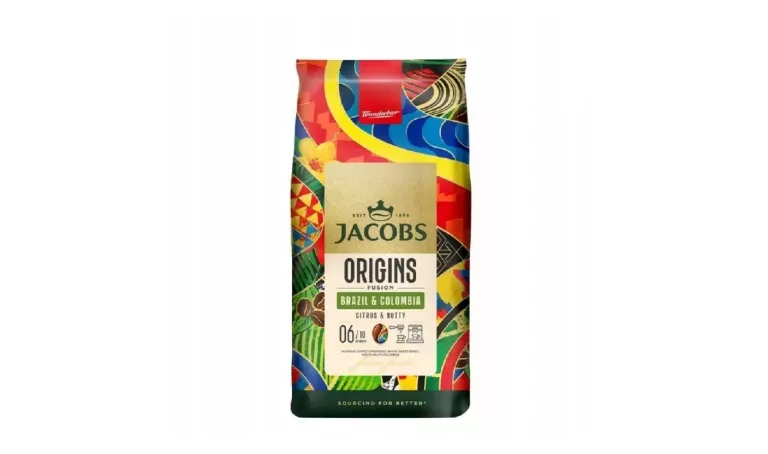 KAWA ZIARNISTA MIESZANA JACOBS ORIGINS FUSION BRAZIL & COLOMBIA 1000 G