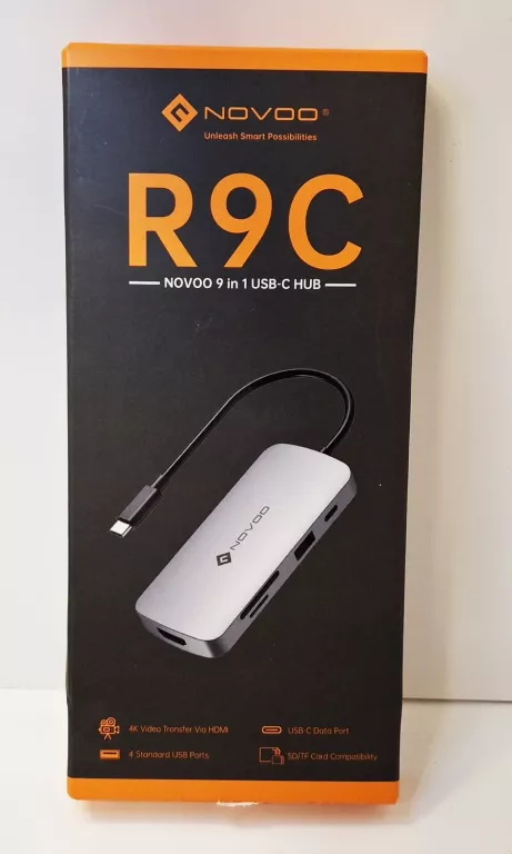 NOVOO ADATTATORE USB C HUB 9 IN 1