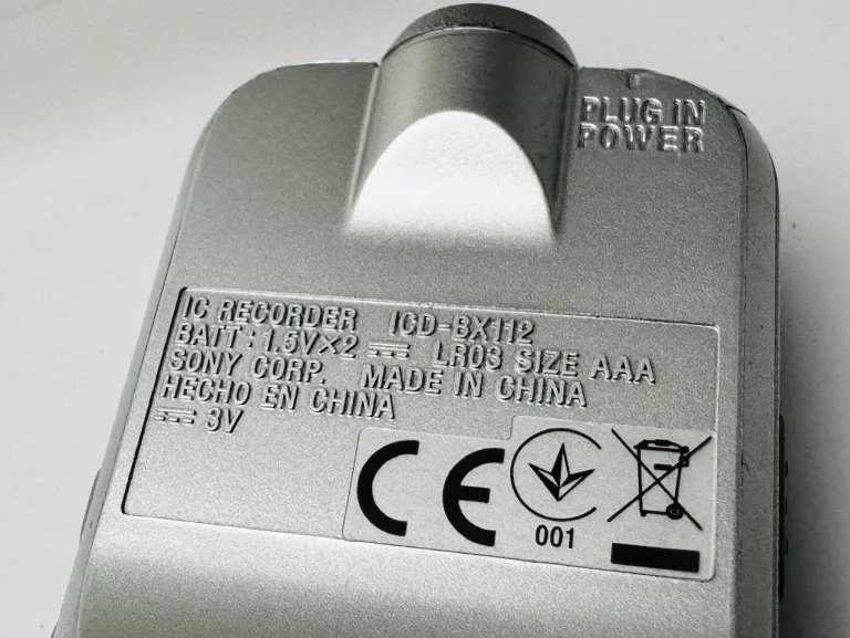DYKTAFON CYFROWY SONY ICD-BX112 2GB