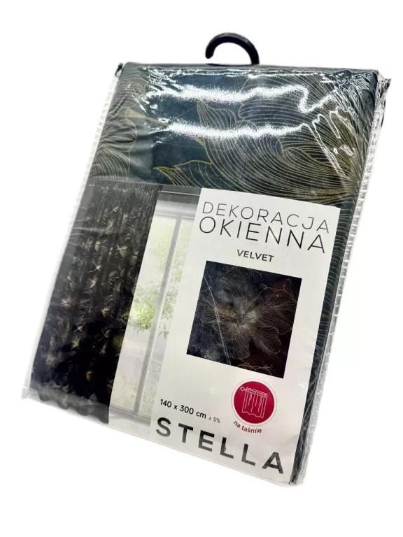 ZASŁONA NA TAŚMIE VELVET 140X300 STELLA DEKORACJA OKIENNA