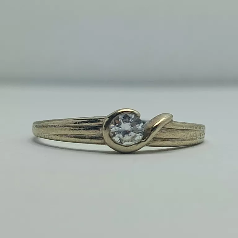 PIĘKNY ZŁOTY PIERŚCIONEK 585 1,37G R.14