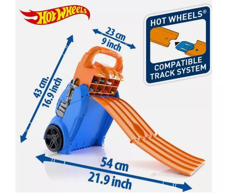HOT WHEELS WALIZKA Z WYRZUTNIĄ