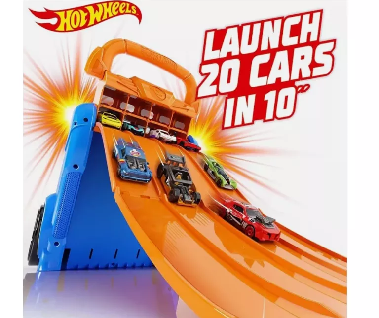 HOT WHEELS WALIZKA Z WYRZUTNIĄ