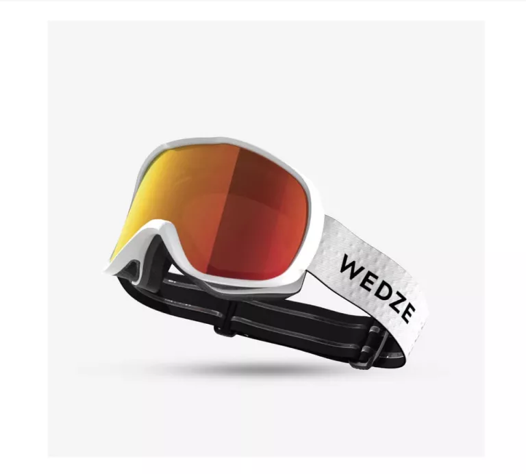 GOGLE NARCIARSKIE WEDZE G 500 PH BIAŁE ROZ. S