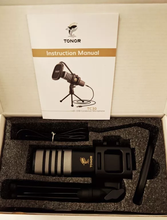 MIKROFON POJEMNOŚCIOWY USB TONOR TC30