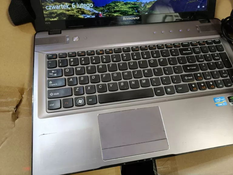LAPTOP LENOVO Y570 I7 2670QM 8GB 500GB