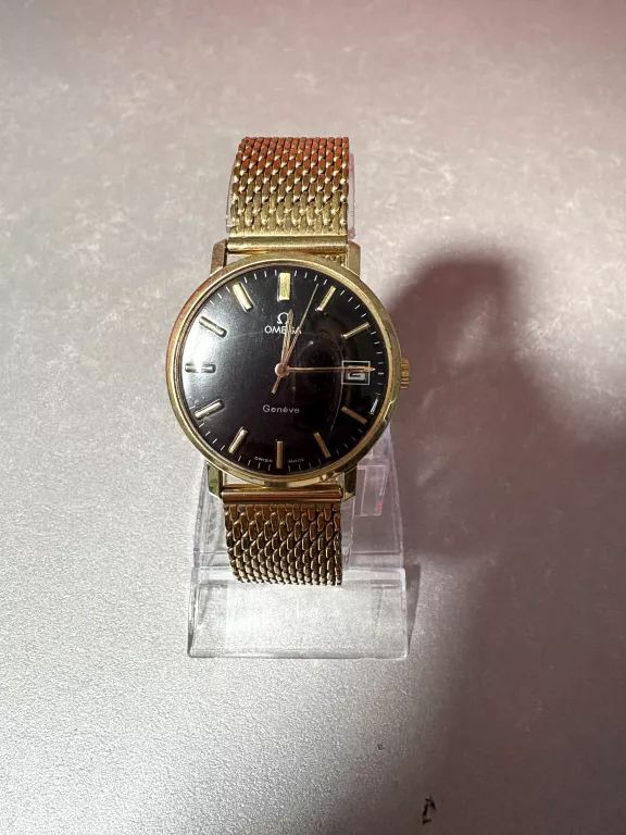 ZEGAREK OMEGA GENEVE 14K ZŁOTA TARCZA + FV