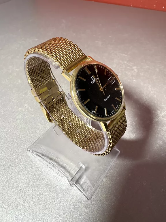 ZEGAREK OMEGA GENEVE 14K ZŁOTA TARCZA + FV