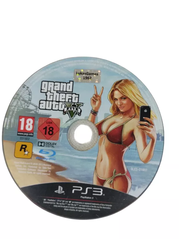 GRA PS3 GRAND THEFT AUTO V