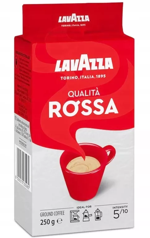 KAWA MIELONA LAVAZZA QUALITA ROSSA 250 G