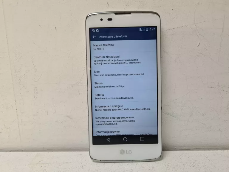 TELEFON LG K8 LTE B/N