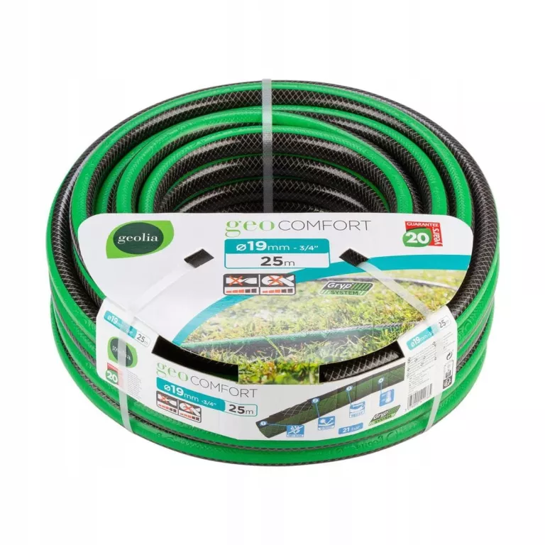 WĄŻ OGRODOWY 19 MM(3/4") 25 M GEOLIA COMFORT