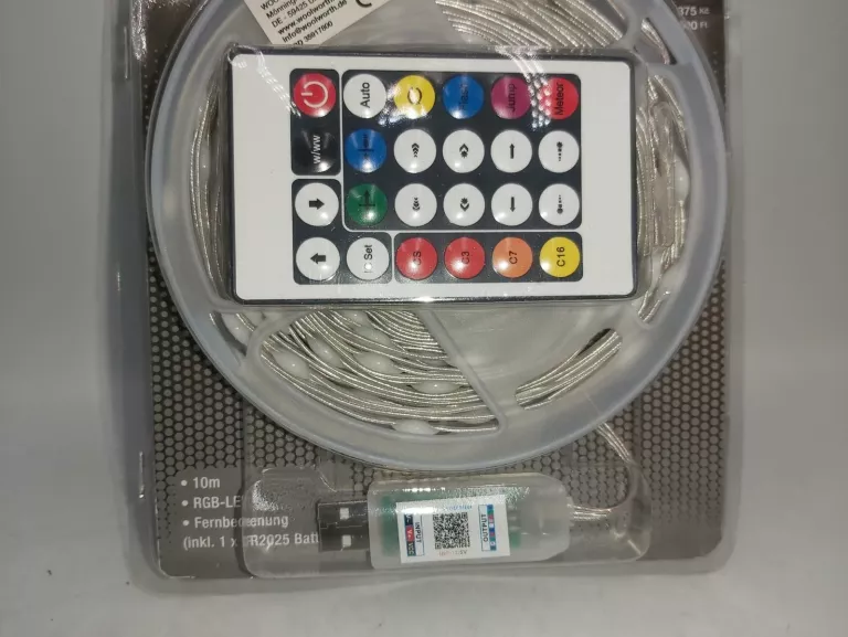 TAŚMA LED LED-STREIFEN 10M Z PILOTEM WOOLWORTH