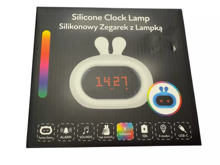 SILICONE CLOCK LAMP