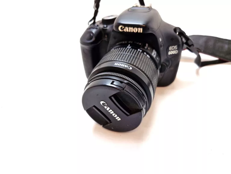 APARAT CANON EOS 600D CZARNY+OBIEKTYW CANON 18-55MM