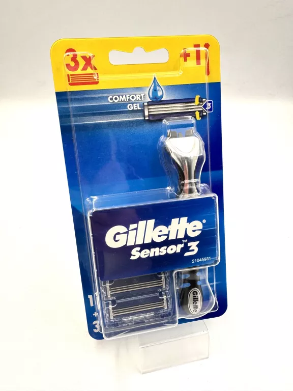 MASZYNKA GILLETTE NA WKŁADY SENSOR3 RACZKA + 3 WKŁADY