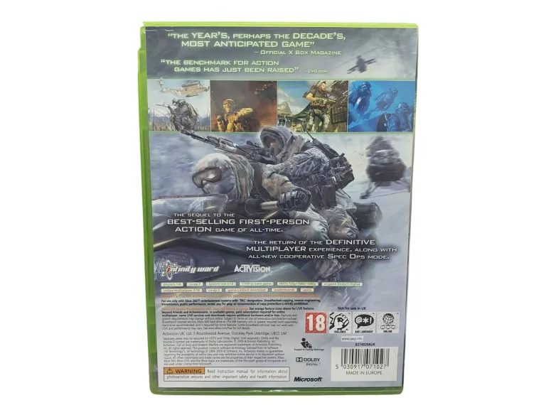 GRA XBOX360 CALL OF DUTY MODERN WARFARE 2