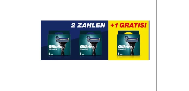 NOŻYKI GILLETTE MACH3 3X6 SZTUK N0WE! NA PREZENT!