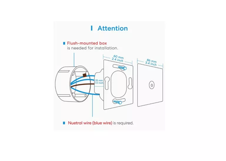 MEROSS SMART WI-FI DWUKIERUNKOWY PRZEŁĄCZNIK DOTYKOWY ŚWIATŁA, MSS550