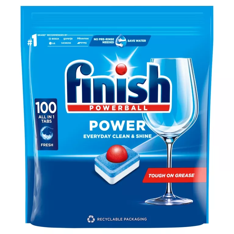 FINISH POWER ALL IN 1 TABLETKI DO ZMYWARKI 100 SZT