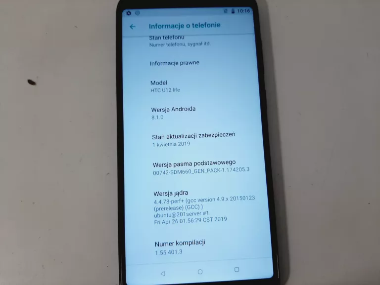 TELEFON HTC U12 LIFE